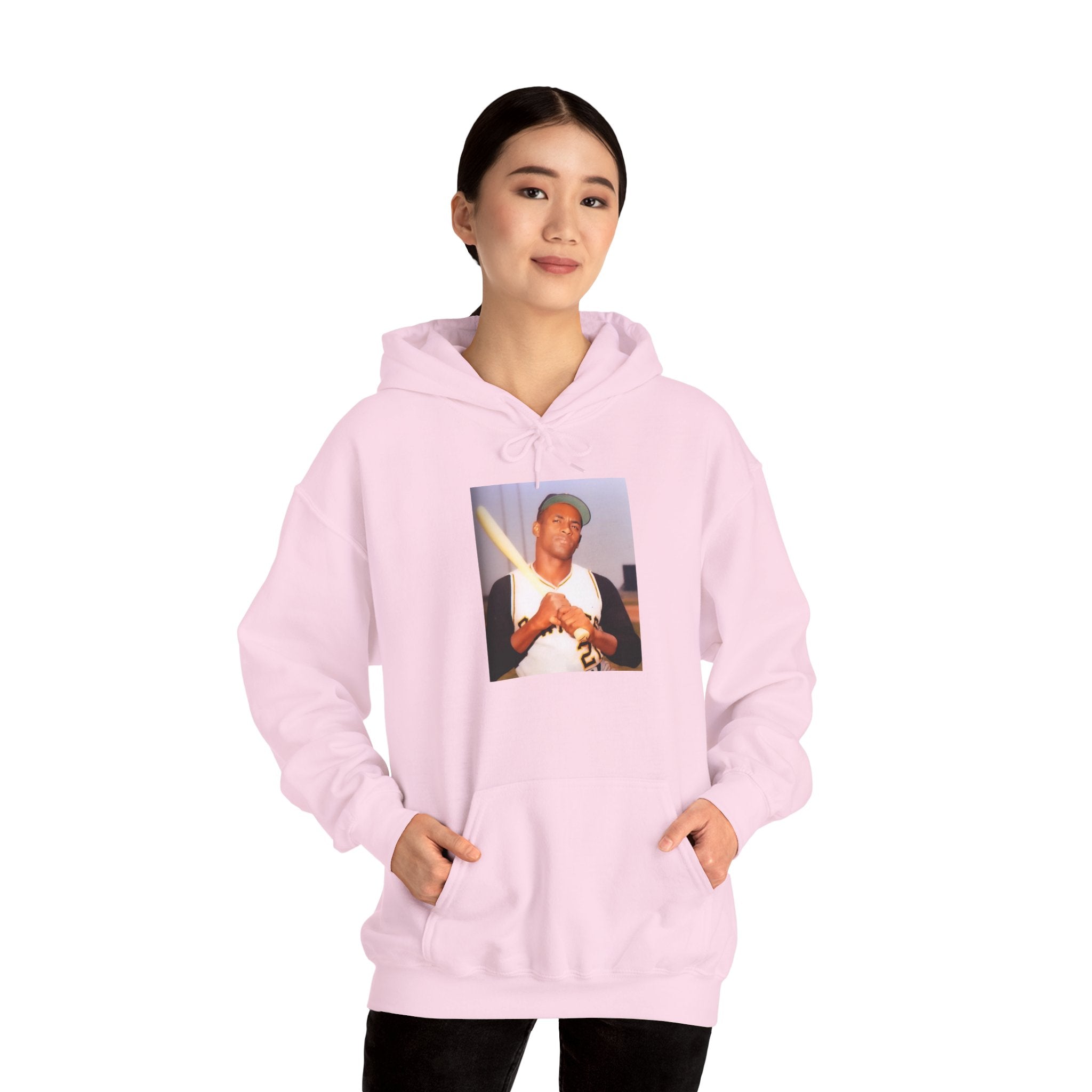 Photo Graphic Hoodie — Vintage Portrait Print Pullover