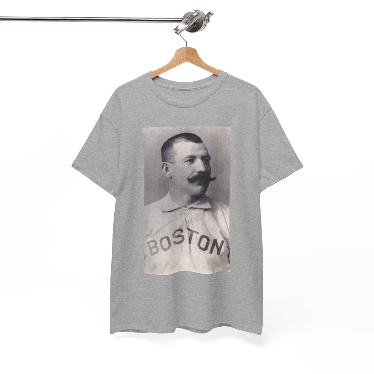 Vintage Boston Baseball Portrait T-Shirt – Retro Classic Baseball Graphic Tee