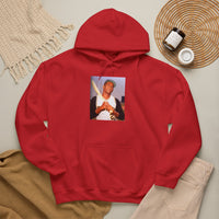 Photo Graphic Hoodie — Vintage Portrait Print Pullover