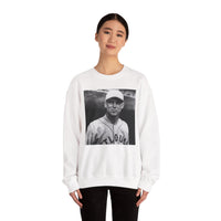 Vintage Baseball Player Sweatshirt - Classic Sports Graphic Crewneck