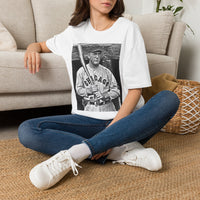 Vintage Baseball Player T-Shirt — Retro Chicago Baseball Graphic Tee