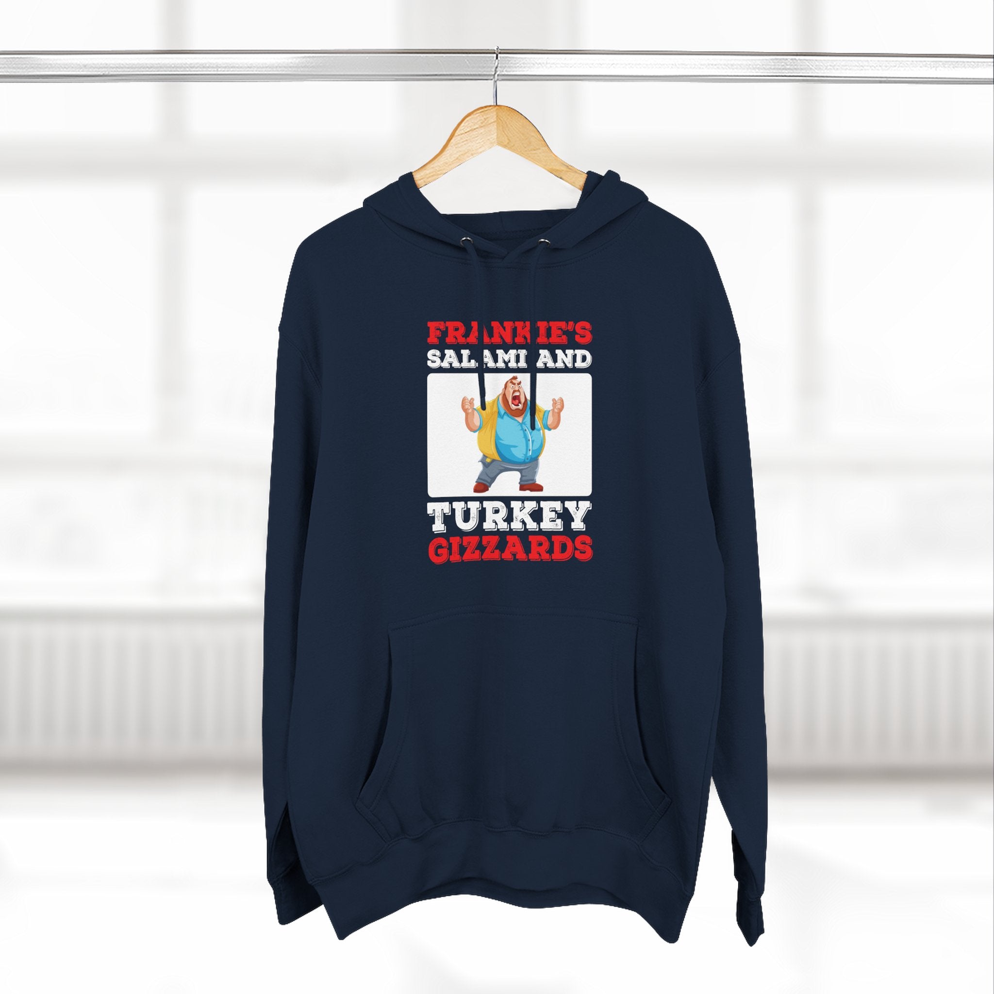 Frankie's Gizzards Hoodie — Funny Retro Character Pullover