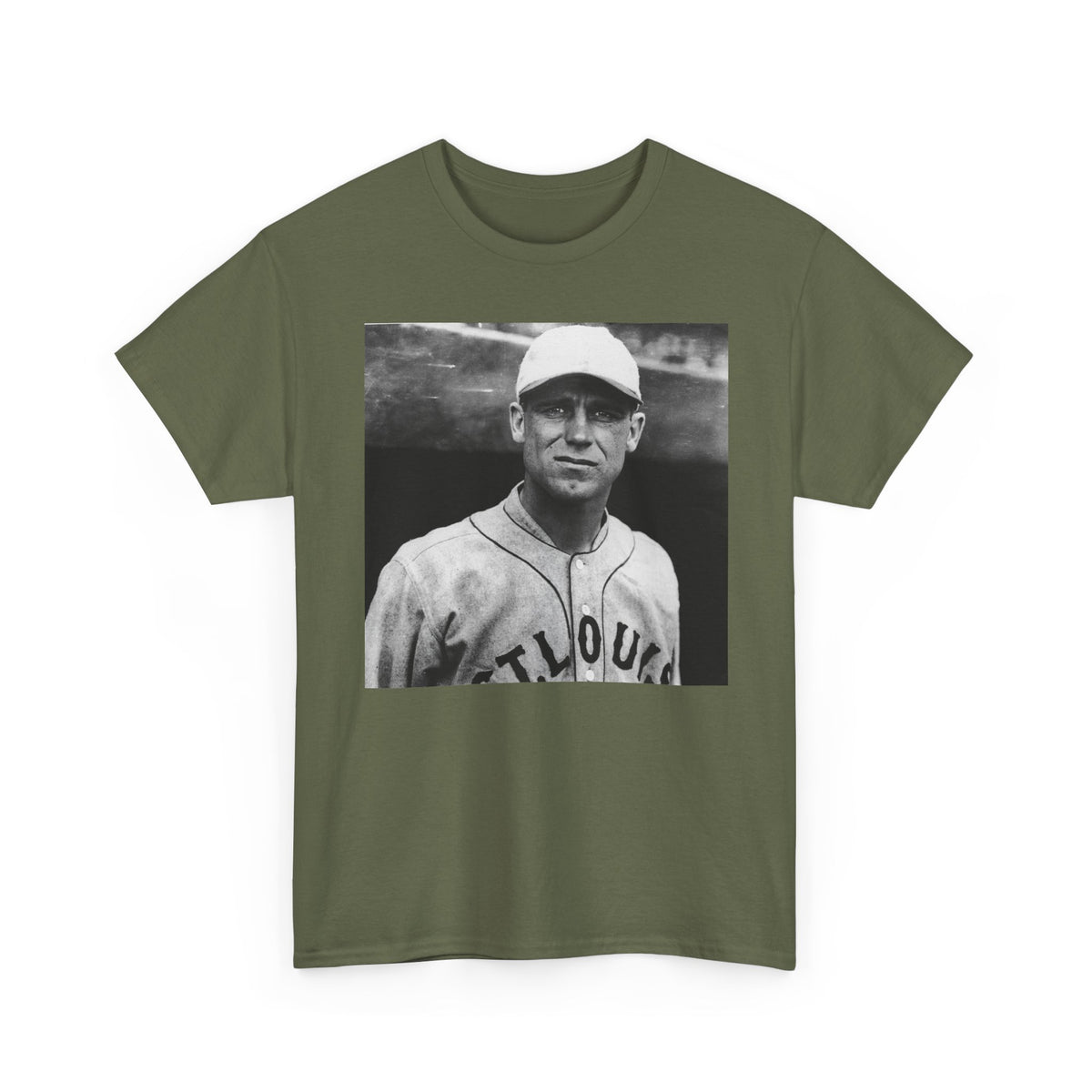 Vintage Baseball Photo Tee — St. Louis Retro Player Graphic T-Shirt