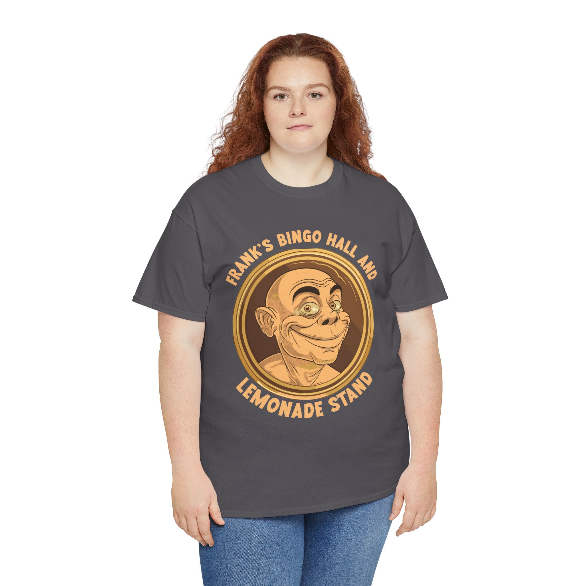 Frank’s Bingo Hall and Lemonade Stand T‑Shirt — Funny Bingo Hall Tee