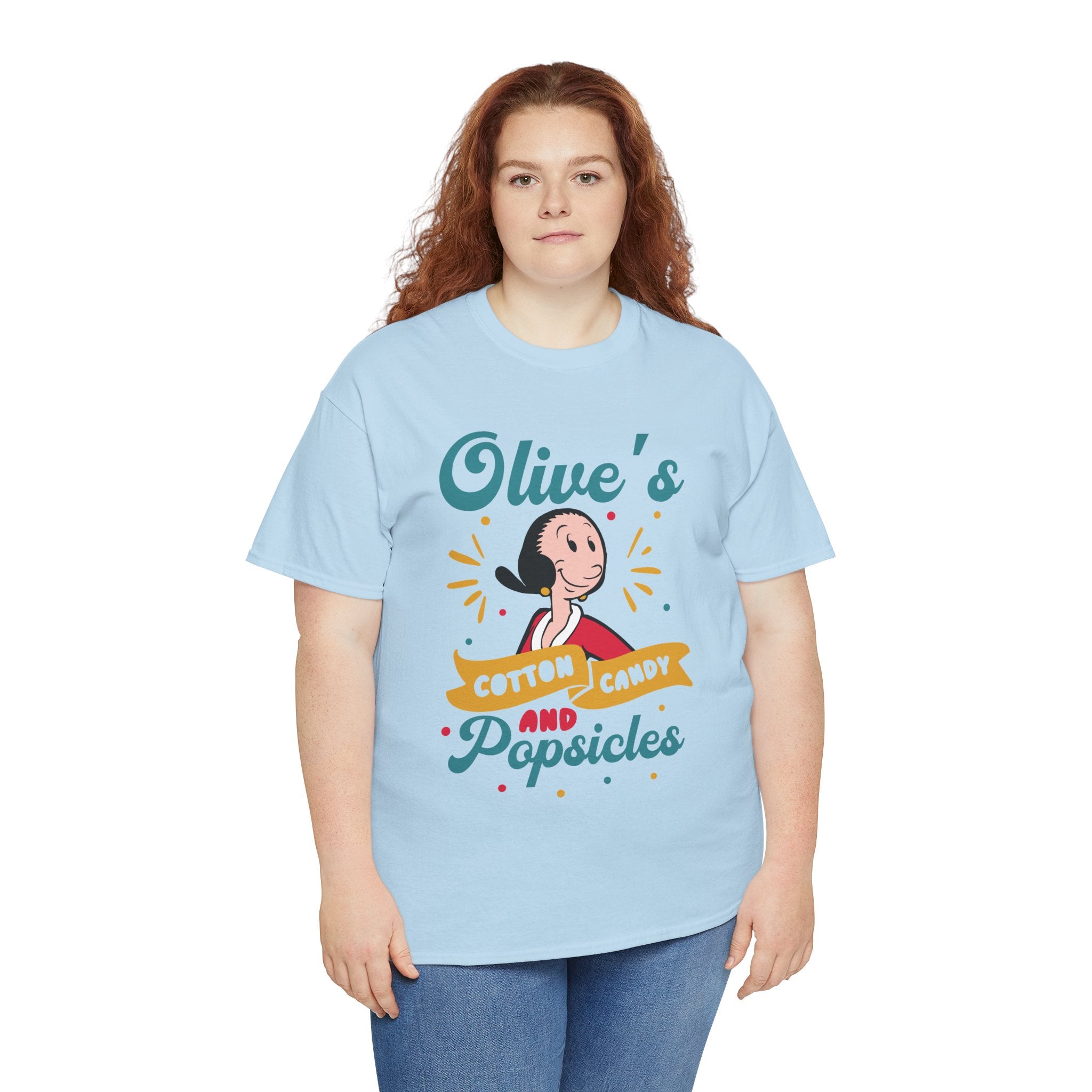 Cotton Candy and Popsicles Tee – Olive’s Retro Summer T‑Shirt