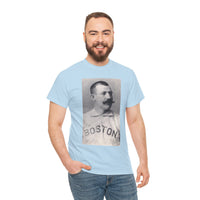 Vintage Boston Baseball Portrait T-Shirt – Retro Classic Baseball Graphic Tee