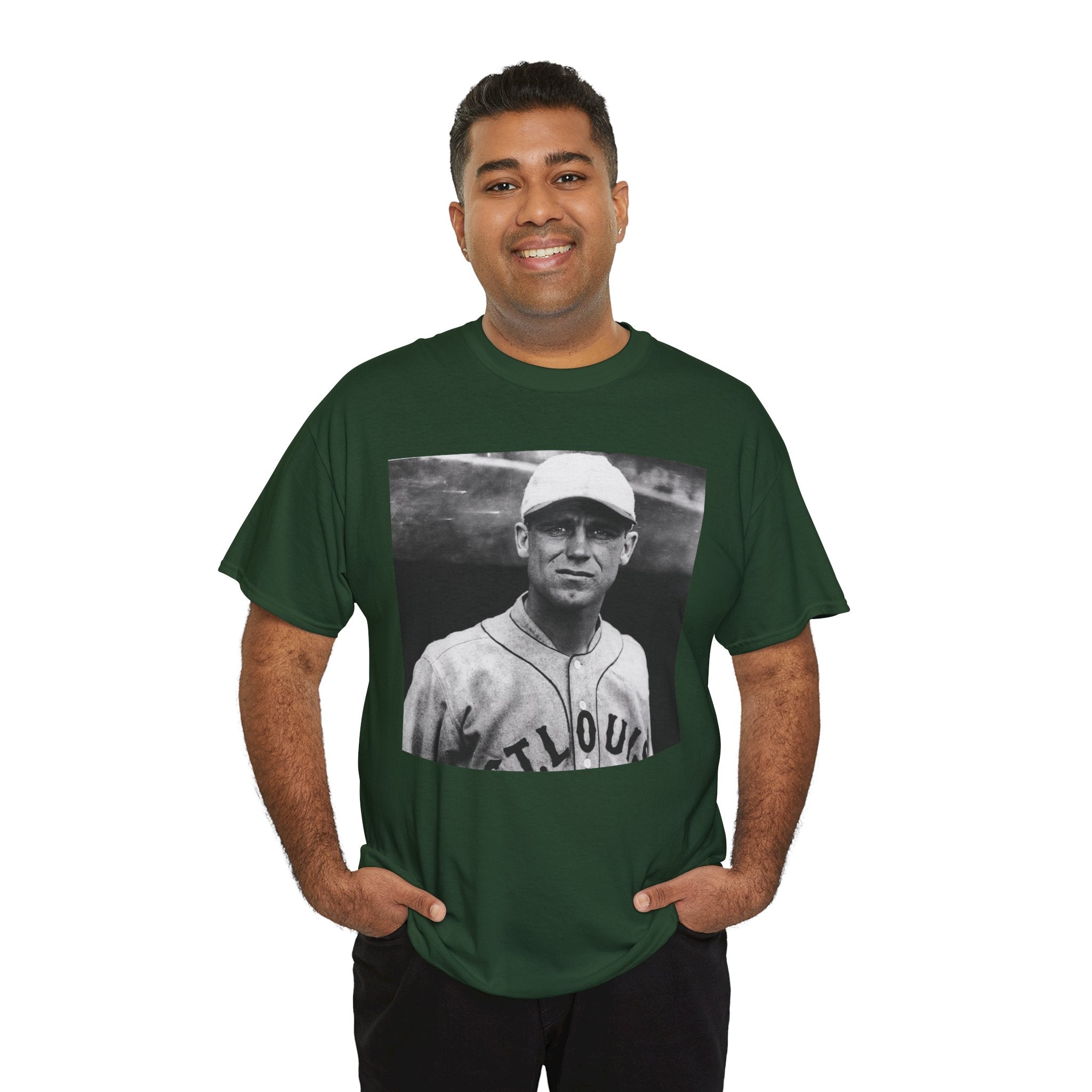 Vintage Baseball Player T-Shirt | Classic Sports Graphic Tee