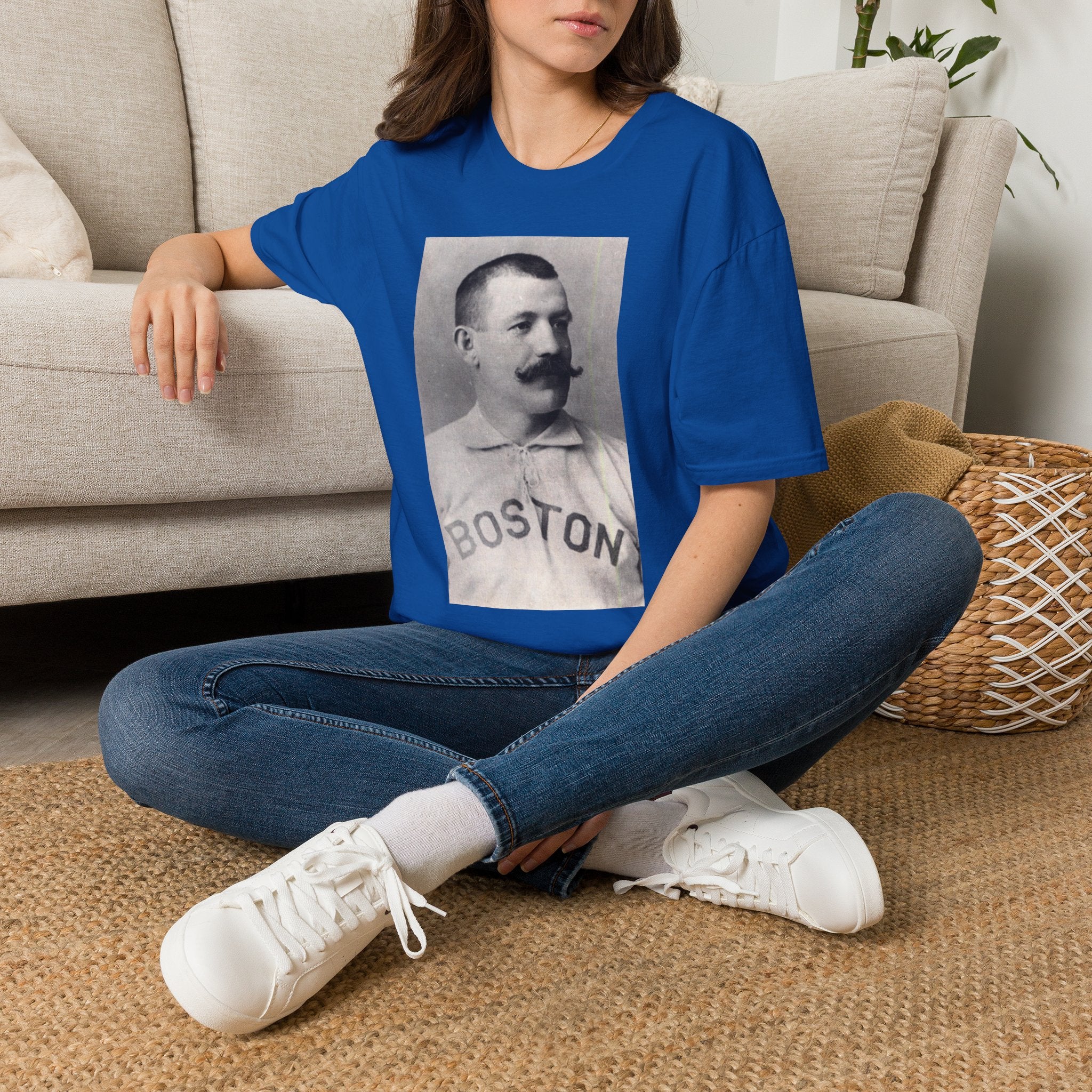 Vintage Boston Baseball Portrait T-Shirt