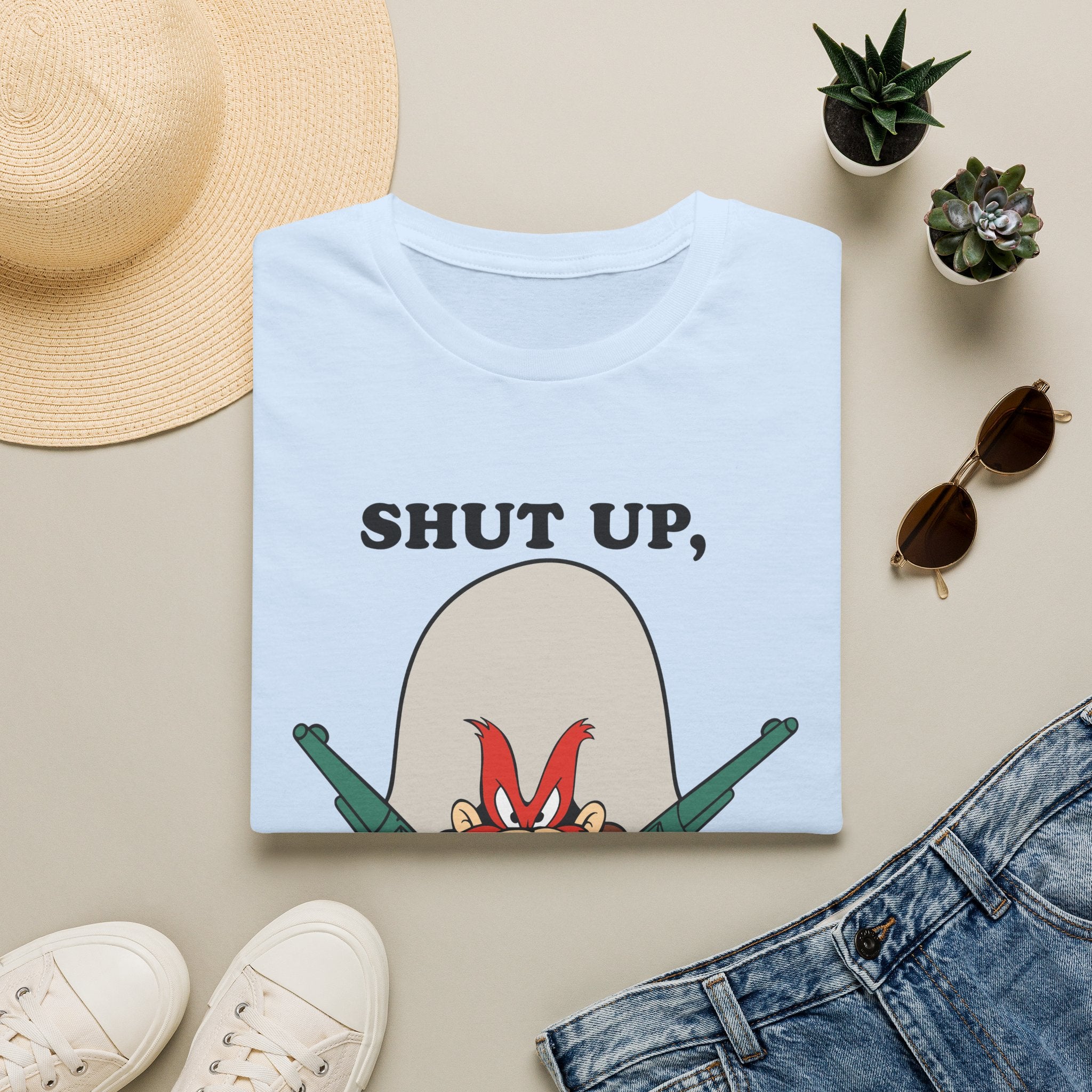 Looney Tunes Yosemite Sam "Shut Up, Ya Idjit" T-Shirt