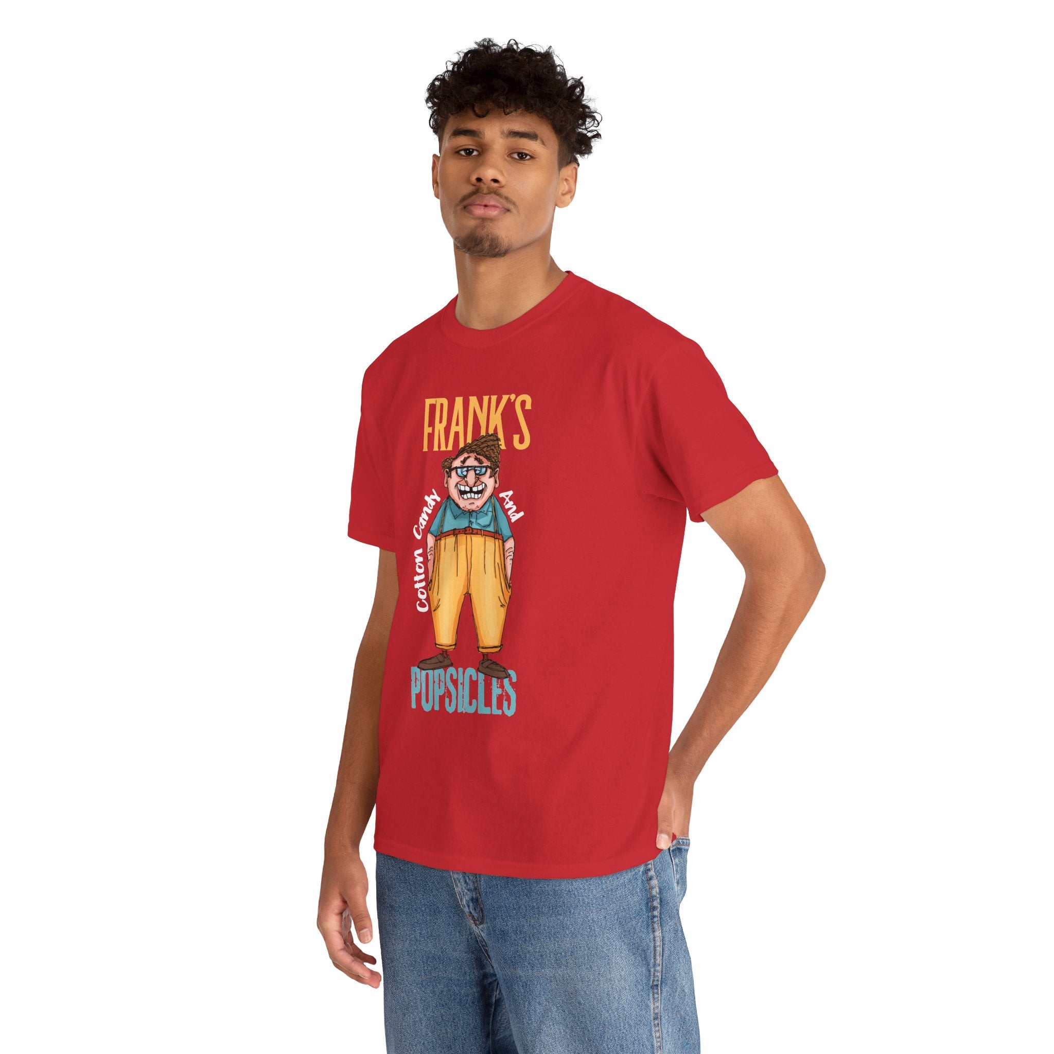 Frank's Cotton Candy & Popsicles T-Shirt – Funny Retro Cartoon Graphic Tee