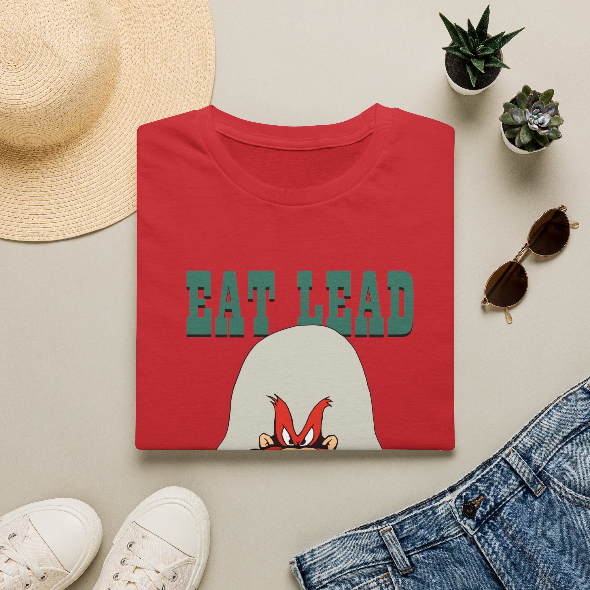 Eat Lead Varmint T-Shirt — Funny Looney Tunes-Inspired Graphic Tee