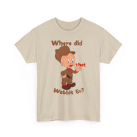 Kids' Graphic Tee — 'Where Did That Wabbit Go?' Cute Vintage Cartoon Shirt