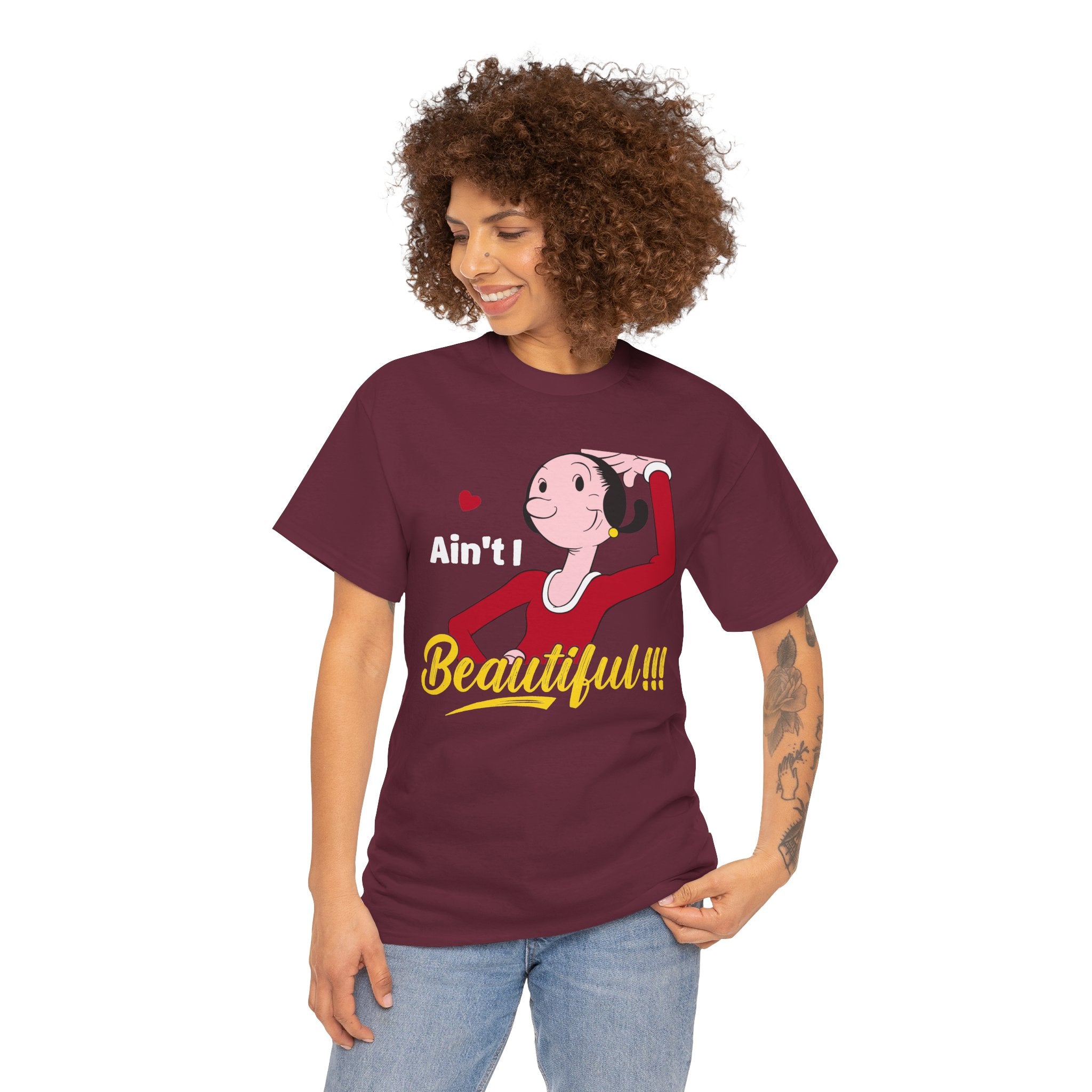 Ain't I Beautiful!!! T-Shirt — Retro Pin-Up Graphic Tee