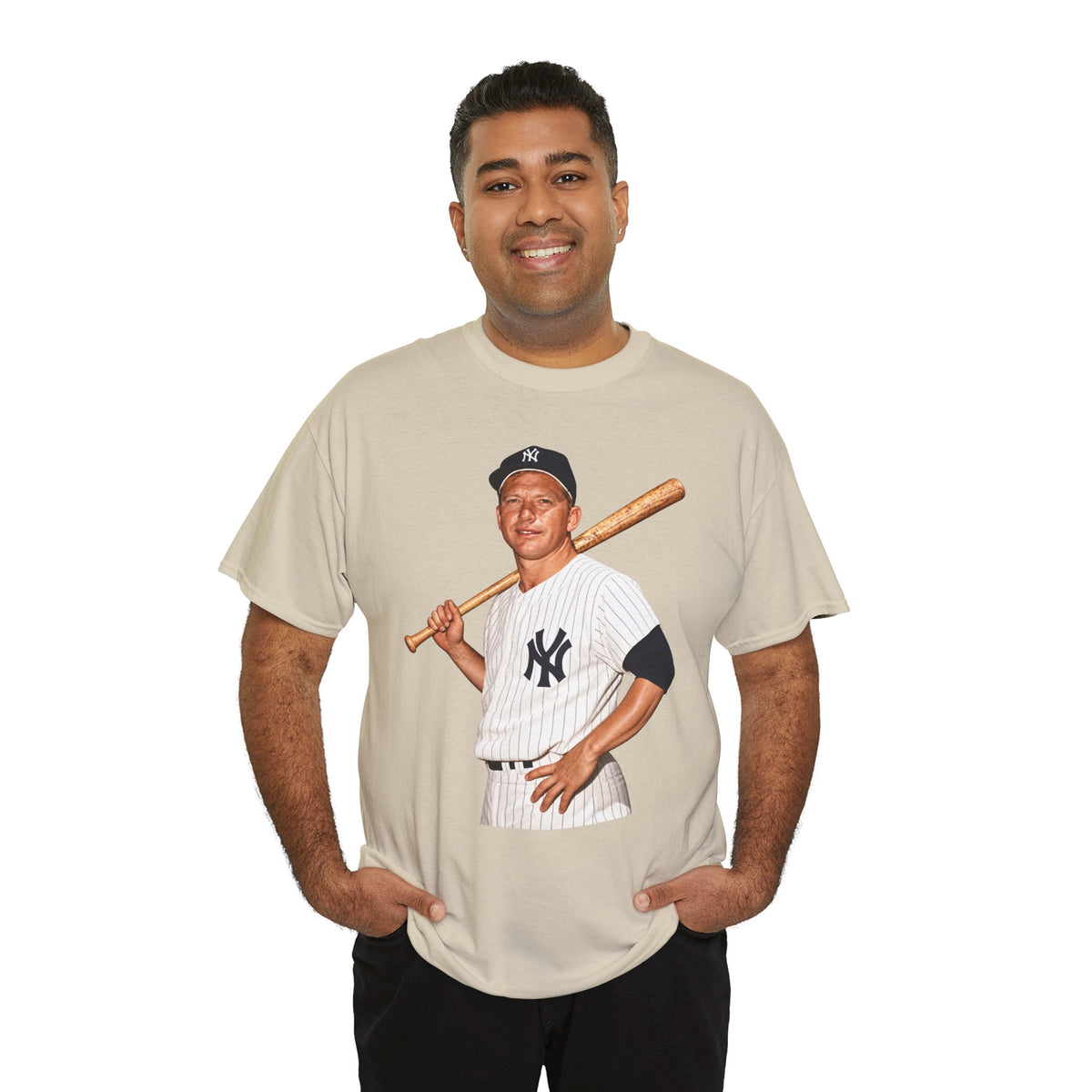 Vintage New York Yankees Baseball Player T-Shirt – Retro Batter Graphic Tee