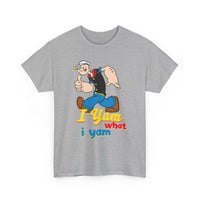 Retro Cartoon 'I Yam What I Yam' Graphic Tee