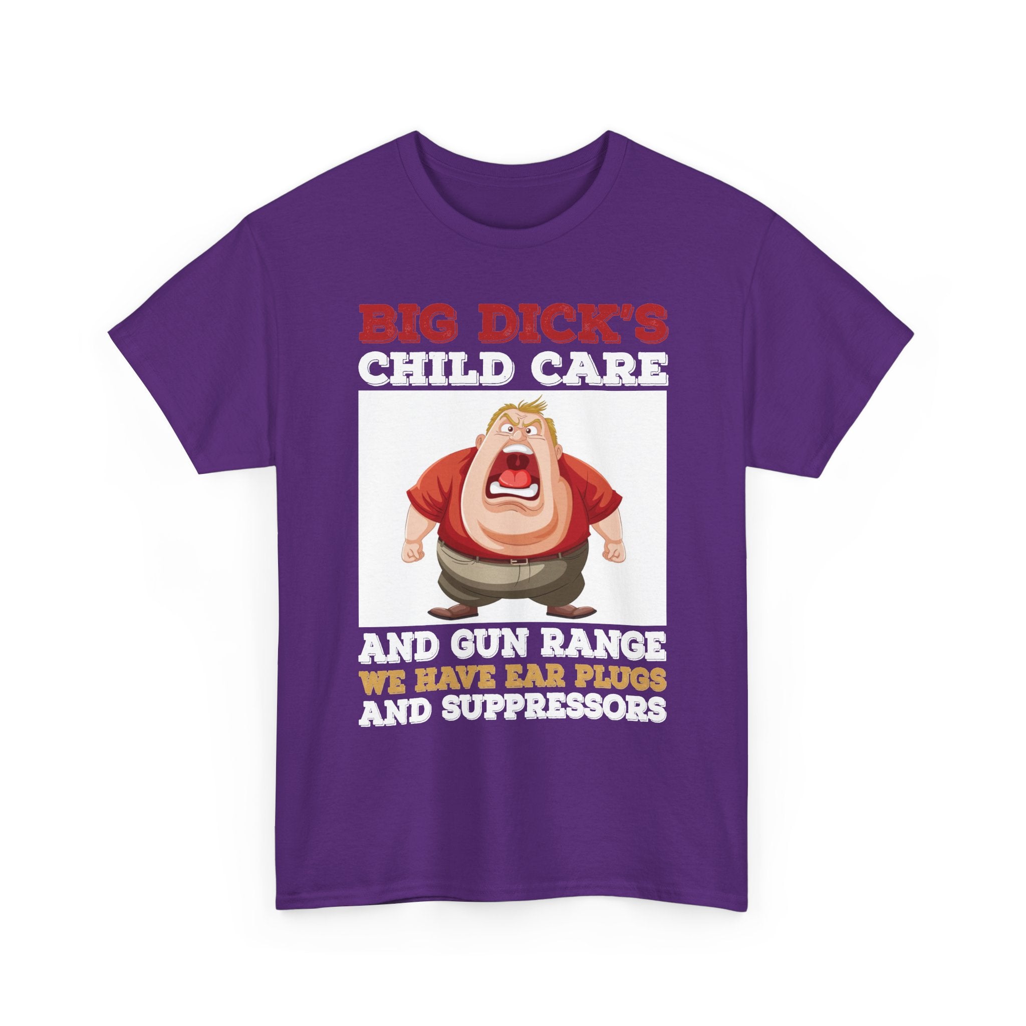 Funny 'Big Dick's Child Care' Graphic Tee — Novelty Dad Humor T-Shirt