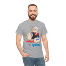 Popeye "I Yam What I Yam" Graphic Tee — Retro Cartoon Sailor Humor T-Shirt