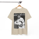 Retro Baseball Player T-Shirt - Old School Black & White Classic Legend Tee