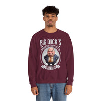 "Big Dick's Archery Supplies & Apple Stand" Funny Crewneck Sweatshirt