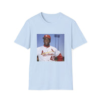 Baseball Graphic T-Shirt — Vintage Cardinals Player Photo Tee