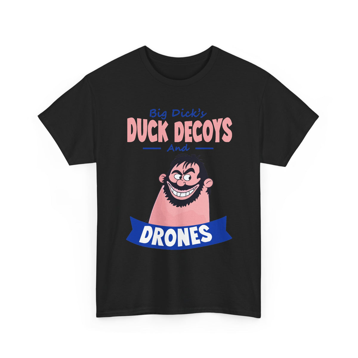 Duck Decoys and Drones T-Shirt — Funny Hunting Cartoon Tee