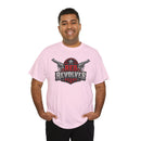 Red Revolver Graphic Tee — Retro Western Guns Logo T-Shirt
