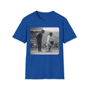 Vintage Baseball Umpire and Batter Photo T-Shirt