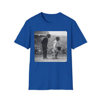 Vintage Baseball Umpire and Batter Photo T-Shirt