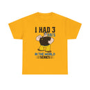 I Had 3 RBIs In the World Series Shirt - Funny Baseball Fan Graphic Tee