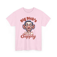 Graphic T‑Shirt — "Big Dick's Farm Supply" Vintage Cartoon Logo Tee