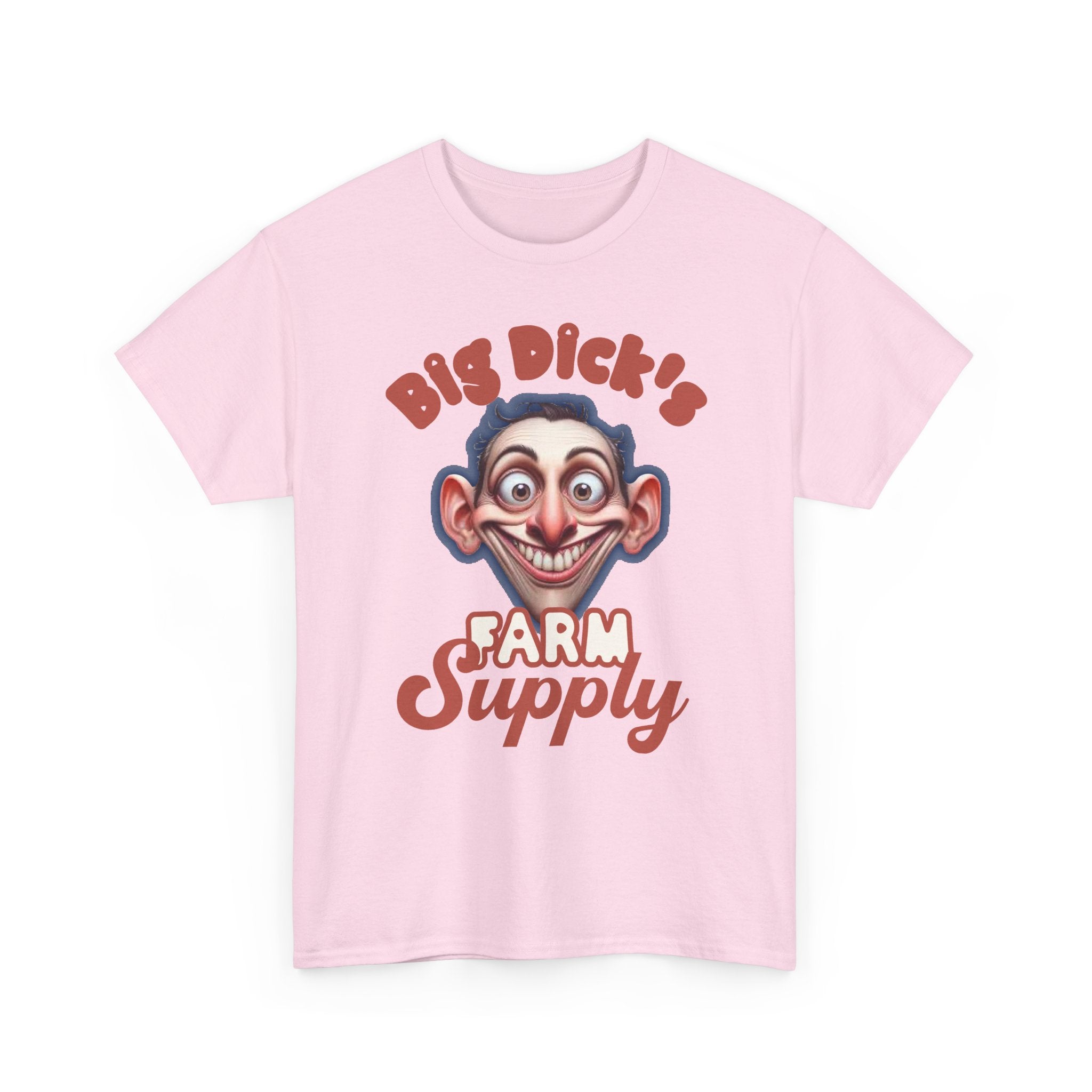 Graphic T‑Shirt — "Big Dick's Farm Supply" Vintage Cartoon Logo Tee
