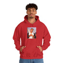 Photo Graphic Hoodie — Vintage Portrait Print Pullover