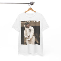 Vintage Detroit Baseball Photo T-Shirt — Retro Sports Legend Graphic Tee
