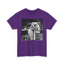 Vintage Baseball Photo T-Shirt – Classic Kneeling Player Graphic Tee