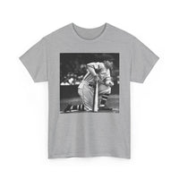 Vintage Baseball Photo T-Shirt – Classic Kneeling Player Graphic Tee