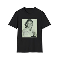 Vintage Baseball Photo T-Shirt — Signed Portrait Graphic Tee