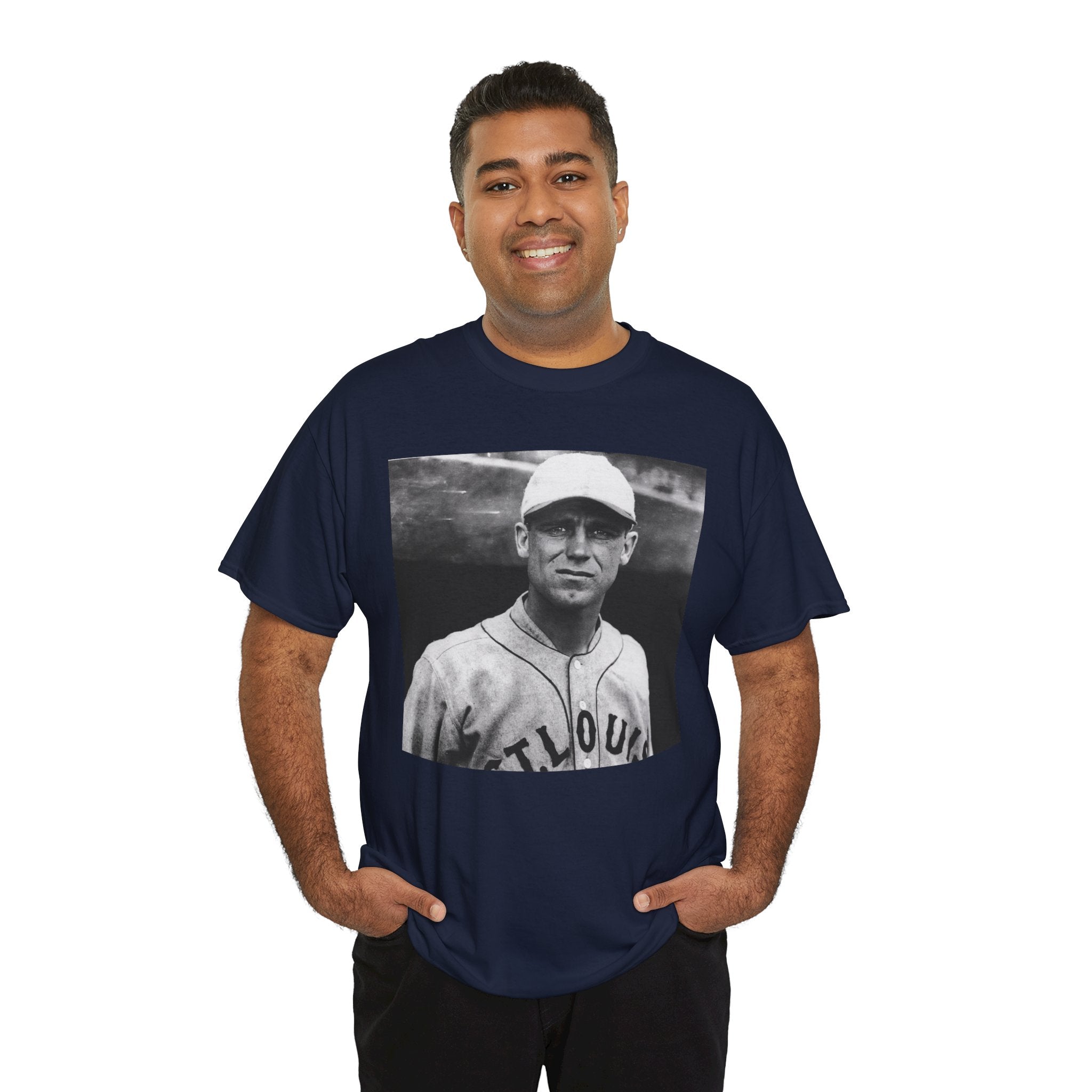 Vintage Baseball Player T-Shirt | Classic Sports Graphic Tee