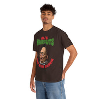 Al's Haircuts and Gun Repairs T-Shirt — Vintage Parody Barber Shop Tee