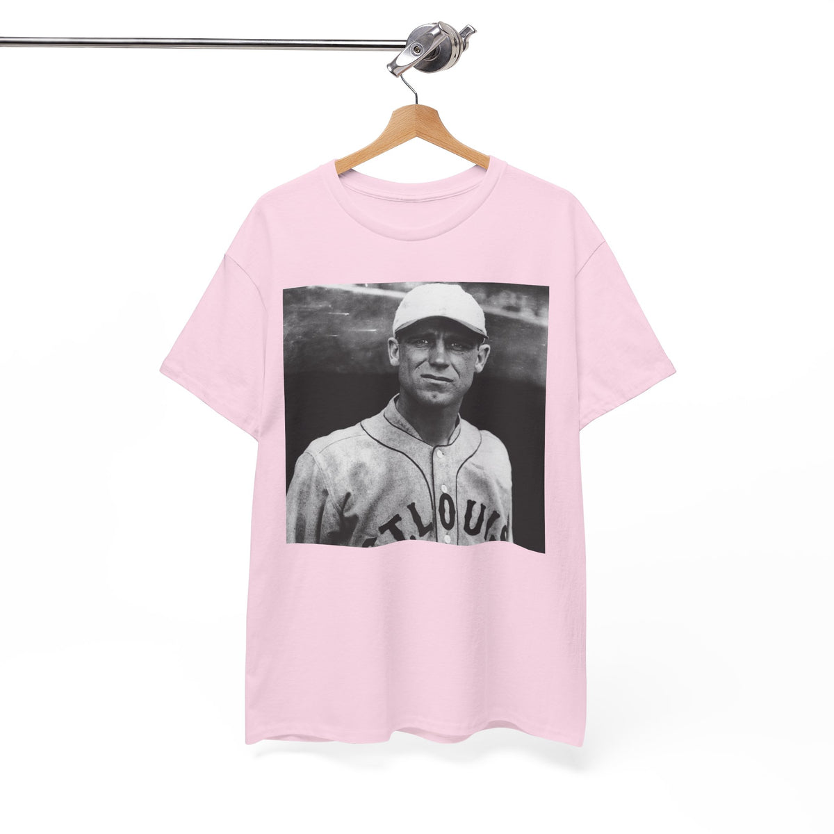 Vintage Baseball Photo Tee — St. Louis Retro Player Graphic T-Shirt