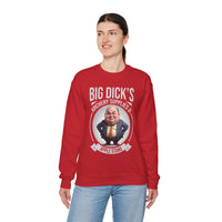 "Big Dick's Archery Supplies & Apple Stand" Funny Crewneck Sweatshirt