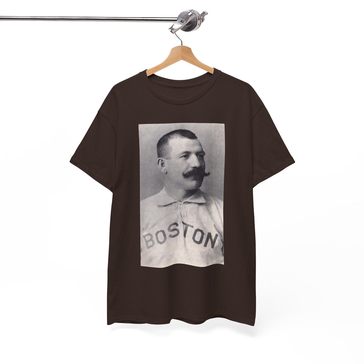 Vintage Boston Baseball Portrait T-Shirt – Retro Classic Baseball Graphic Tee