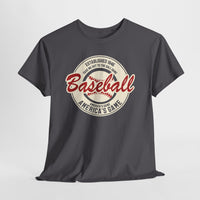 Vintage 'America's Game' Baseball T-Shirt — Retro Baseball Fan Tee
