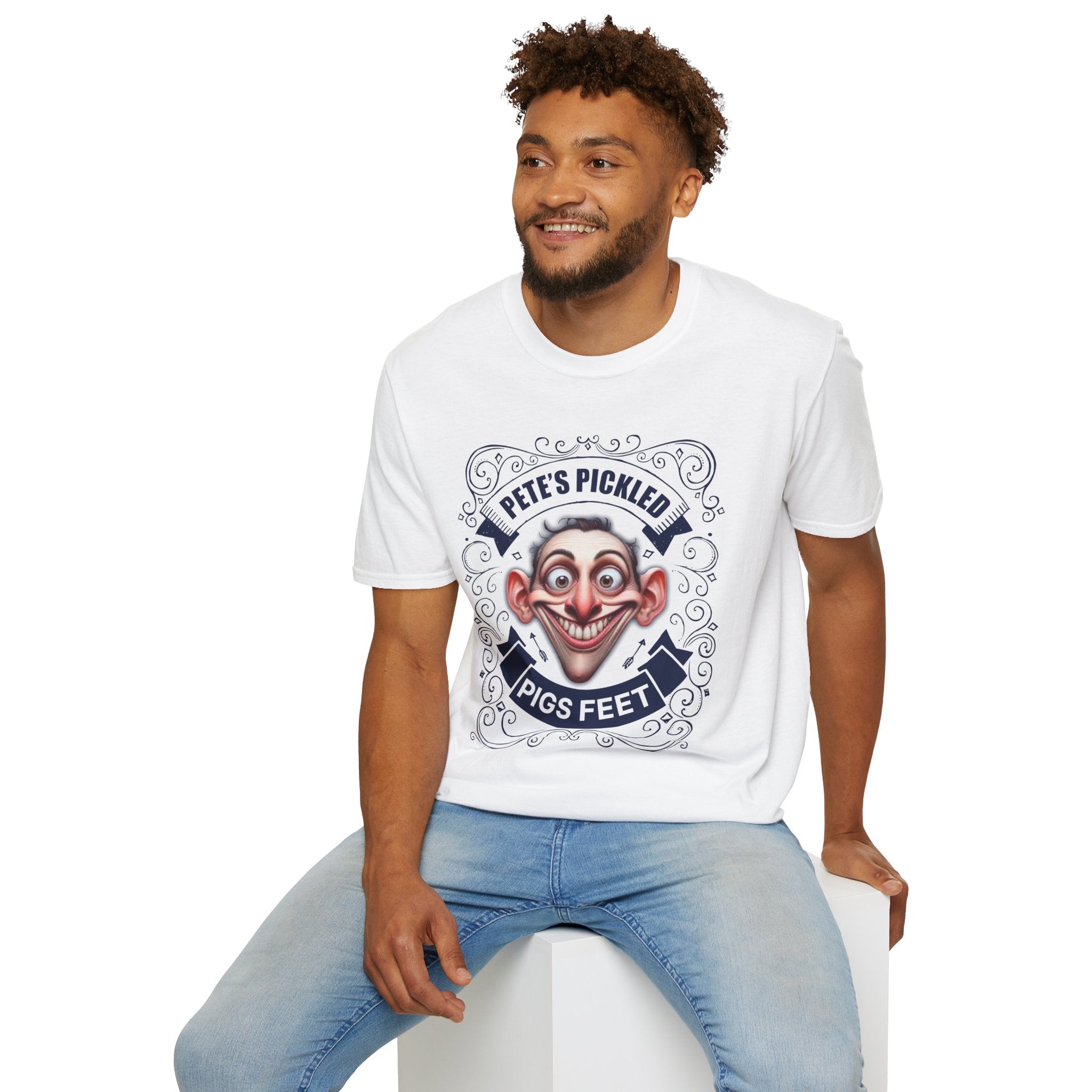 Pete’s Pickled Pigs Feet T-Shirt — Retro Carnival Novelty Tee