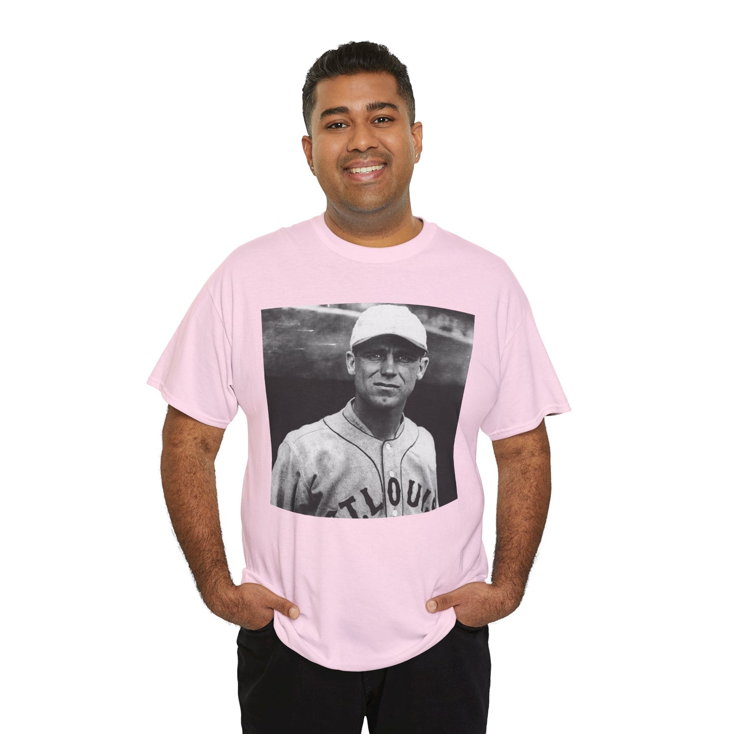 Vintage Baseball Player T-Shirt | Classic Sports Graphic Tee