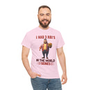 Baseball T‑Shirt — "I Had 3 RBI's in the World Series" Funny Fan Tee