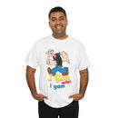 Retro Cartoon 'I Yam What I Yam' Graphic Tee