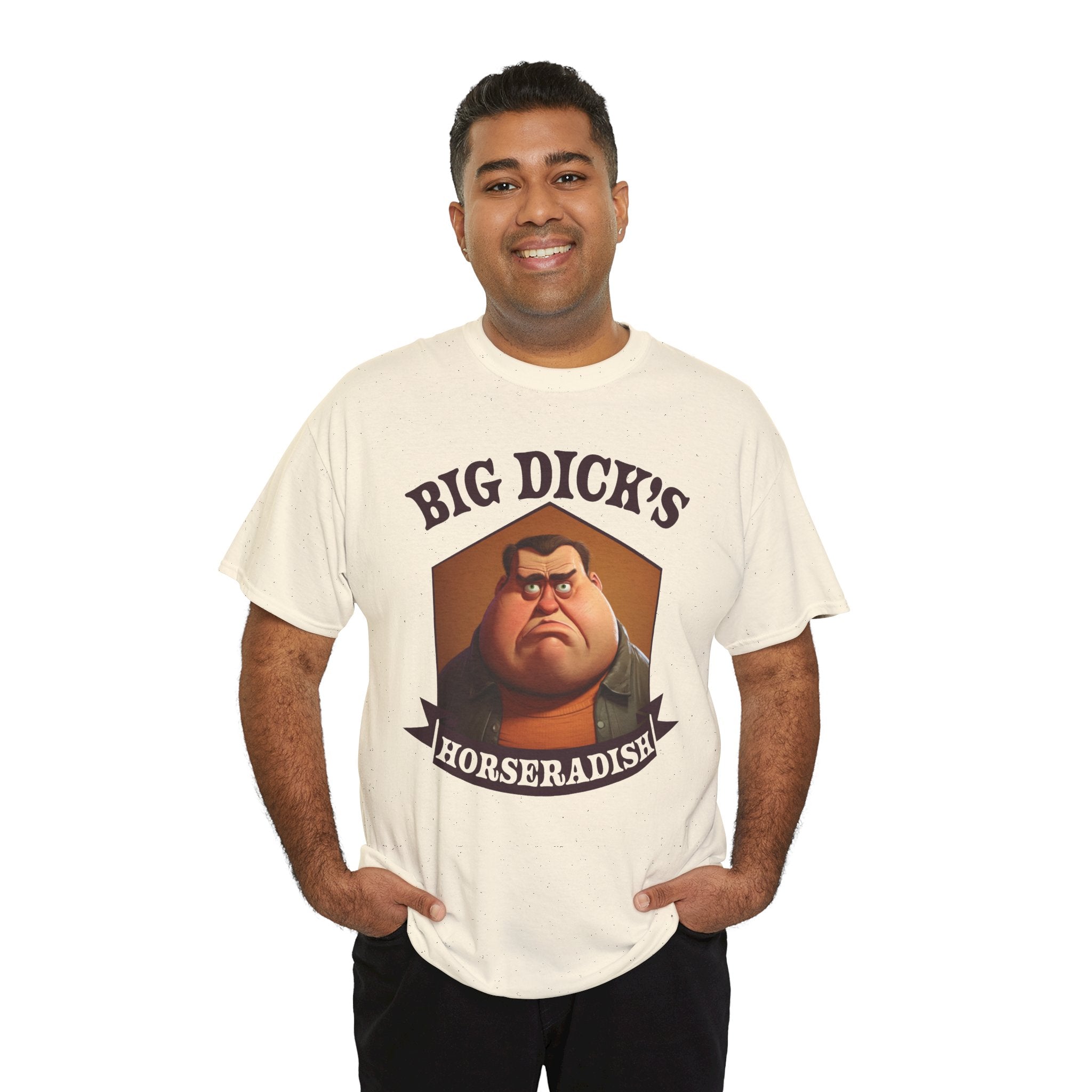Big Dick's Horseradish T-Shirt — Funny Retro Condiment Logo Tee