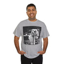 Vintage Baseball Photo T-Shirt – Classic Kneeling Player Graphic Tee