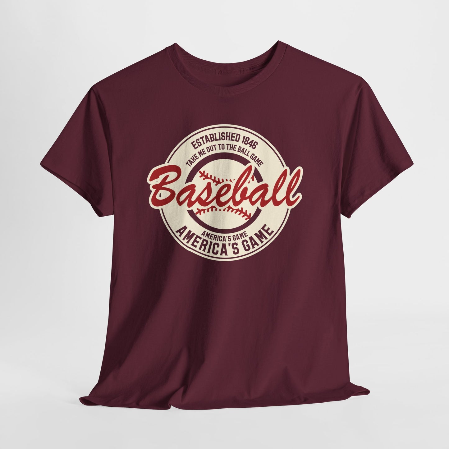 Vintage 'America's Game' Baseball T-Shirt — Retro Baseball Fan Tee