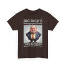 Big Dick's Photography Studio T-Shirt — Funny Novelty Graphic Tee (Open 24 Hours)